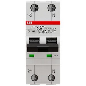 2CSR245180R0164 - Выключатель автоматический дифференциального токаDS201 L C16 A10