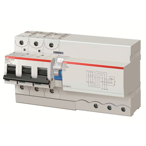 2CCA863005R0647 - Автоматический выключатель дифференциального тока DS803S K 125/0.3 A