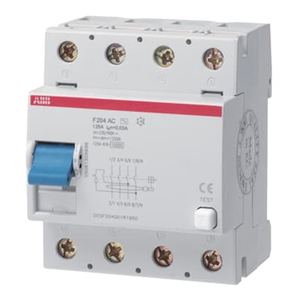 2CSF204001R3950 - Выключатель дифференциального тока 4 модуля F204 AC-125/0,3