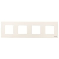 2CLA227400N1101 - Рамка 4-постовая, серия Zenit, цвет альпийский белый