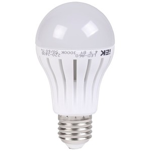 Лампа светодиодная A60 шар 4.9 Вт 400 Лм 230 В 3000 К E27 IEK-eco