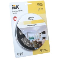 Лента LED 5м блистер LSR-3528WW60-4.8-IP20-12V IEK-eco