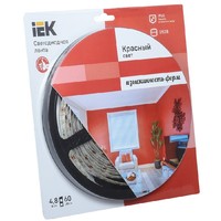 Лента LED 5м блистер LSR-3528R60-4.8-IP65-12V IEK-eco