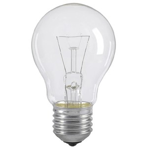 Лампа накаливания A55 шар прозр. 75Вт E27 IEK