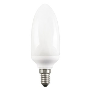 Лампа энергосберегающая свеча КЭЛ-C Е27 11Вт 4200К IEK