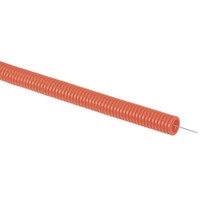 Труба гофрированная ПНД d16 с зондом оранжевая (50м) IEK