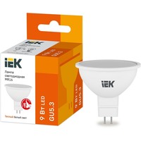 Лампа LED MR16 софит 9Вт 230В 3000К GU5.3 IEK