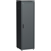 ITK Шкаф сетевой 19" LINEA N 42U 600х600 мм металлическая передняя дверь черный