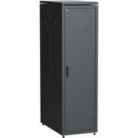 ITK Шкаф сетевой 19" LINEA N 47U 600х1000 мм металлические двери черный