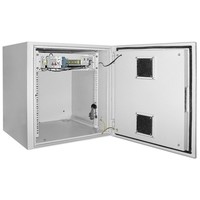 ITK Шкаф уличный 19" 15U 650x600, IP55 металл дверь, серый