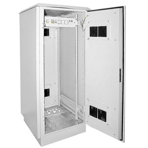 ITK Шкаф уличный 19" 42U 720x860, IP55 металл двери, серый