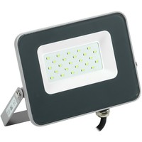 Прожектор LED СДО 07-20G green IP65 серый IEK
