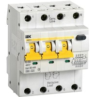 АВДТ 34 C20 30мА - Автоматический Выключатель дифференциального тока