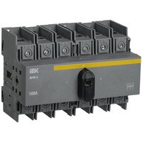 Выключатель-разъединитель модульный ВРМ-3 3P 100А IEK