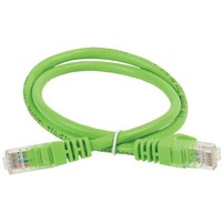 ITK Коммутационный шнур (патч-корд), кат.5Е UTP, 1м, зеленый