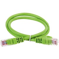 ITK Коммутационный шнур кат. 6 UTP PVC 0,5м зеленый