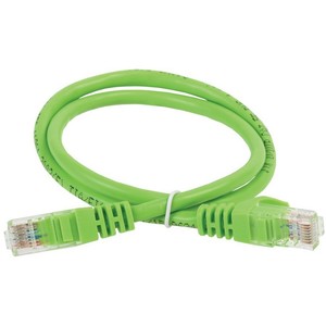 ITK Коммутационный шнур (патч-корд), кат.6 UTP, LSZH, 3м, зеленый