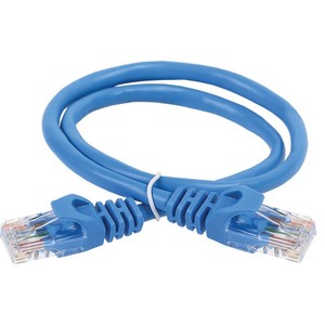 ITK Коммутационный шнур кат. 6 UTP PVC 3м синий