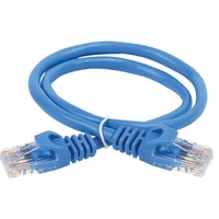 ITK Коммутационный шнур кат. 6 UTP PVC 7м синий