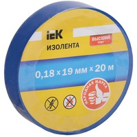 Изолента 0,18х19 мм синяя 20 метров IEK