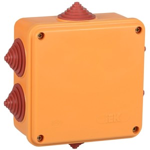 Коробка расп. огн. ПС 100х100х50мм 4P 6мм2 IP55 6 вв. IEK