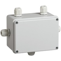 Коробка КМ41331 распаячная для о/п 150х110х85 мм IP55 (RAL7035, гермовводы PG11 5 шт)