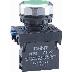667251 - Кнопка управления NP8-10BND/3 1НО зеленая AC110В-220В(LED) IP65 (R) (CHINT)