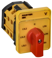 Переключатель кулачковый стандартная рукоятка 16А схема 66 IEK