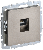 BRITE Розетка компьютерная RJ45 кат.5E РК10-БрШ шампань IEK