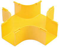 ITK Х-соединитель горизонтальный оптического лотка 60мм