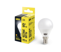 Лампа светодиодная G45 шар 9Вт 230В 3000К E14 IEK