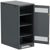 ITK LINEA B Шкаф аккумуляторный (пустой) 1350х600х950мм металлическая дверь черный