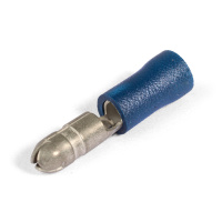 Разъем штекерный изолированный «папа» РШИ-П 2.5–4 серия ПРОФИ с ПВХ манжетой (КВТ)