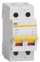 KARAT Выключатель нагрузки (мини-рубильник) ВН-32 2P 100А IEK