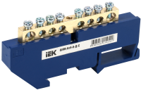 Шина N "ноль" на DIN-изол ШНИ-6х9-8-Д-С IEK