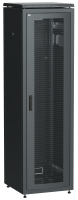 ITK LINEA N Шкаф сетевой 19" 38U 600х800мм перфорированная передняя дверь черный
