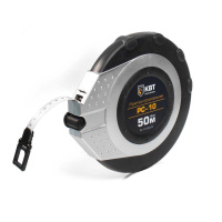 Рулетка строительная РС-10-50х15 серия ПРОФИ 3-го класса точности с двухсторонней разметкой ленты (КВТ)