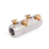 Соединитель болтовой 4СБЕ-35–150/240 (евросерия) с угловым расположением болтов луженый (КВТ)