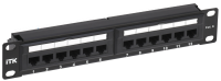 ITK 1U патч-панель кат.6 UTP 12 портов 10" (Dual IDC)