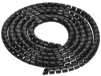 Спираль монтажная СП-12 черная (2м/упак) IEK