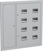 Корпус металлический ЩЭ-8-Э 36 IP31 (слаботочный отсек слева) LIGHT IEK