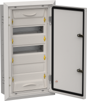 TITAN 5 Корпус металлический ЩРв-36 (1х36) 630х365х130мм IP31 серый (одна дверь) IEK