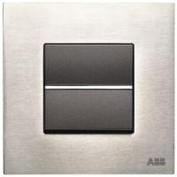 2CLA247200N1101 - Рамка итальянского стандарта на 2 модуля, серия Zenit, цвет альпийский белый