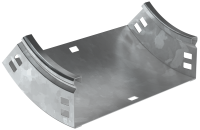 ESCA Поворот плавный 45град тип В10 50х400мм HDZ IEK