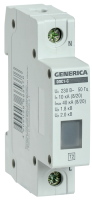 Ограничитель импульсных перенапряжений ОПС1-C 1Р 10/40кА 230В GENERICA