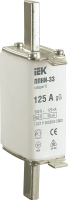 Плавкая вставка предохранителя ППНИ-33 габарит 0 125А IEK