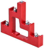 Изолятор ступенчатый ИС4-25/1-15 (4xМ6; 1xМ5) силовой с болтом IEK