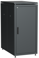 ITK LINEA N Шкаф сетевой 19" 28U 600х1000мм металлическая передняя дверь черный