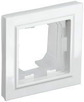 BRITE Рамка 1-местная IP44 РУ-1-БрБ-44 белый IEK
