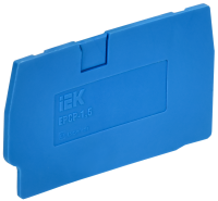 ARMAFIX Заглушка для колодки клеммной CP 1,5мм2 синяя IEK